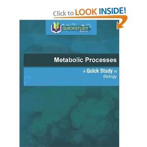  Metabolic Processes A Quick Study in Biology 