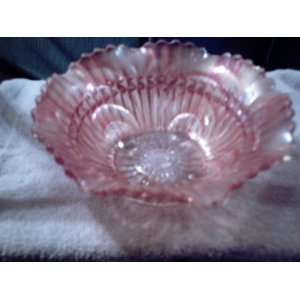 Depression Glass Fluted Candy Dish