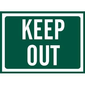  Keep Out Sign Removable Wall Sticker