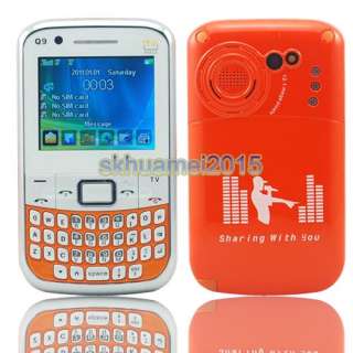 Fation Unlocked Quad band 3 sim TV AT&T T mobile Qwerty cheapest cell 