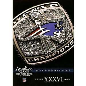   Game New England Patriots Super Bowl XXXVI DVD