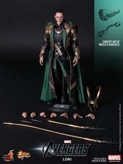 Hot Toys LOKI Limited Edition 12 Action Figure New Thor Avergers 