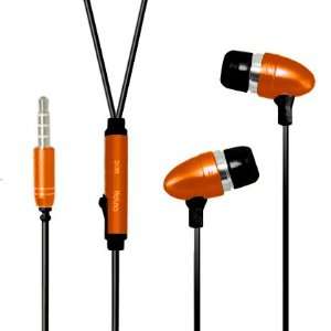  For 3.5mm Bullet Stereo Earbuds Handsfree, Gold Cell 