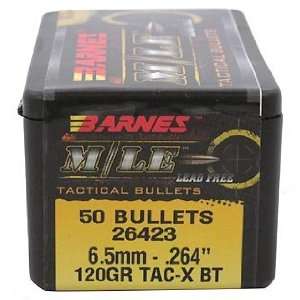  Barnes Bullets 26423 6.5mm Caliber Bullets Sports 