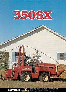 1990 Ditch Witch 350SX Tractor Brochure  