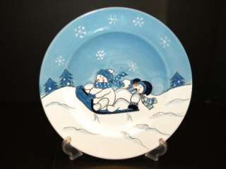 Snow Valley Snowman by Canterbury Potteries Dinner Plate  
