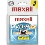 MAXELL DVD R CAMDS/3PK 8cm WRITE ONCE DVD R   3 PACK  