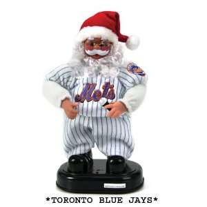   Blue Jays Animated Rock & Roll Santa Claus Figure: Home & Kitchen