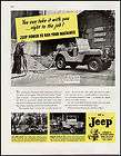 1946 willys jeep ad operate your machines on the job