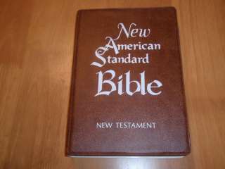 New American Standard Bible   New Testament Vol. One  