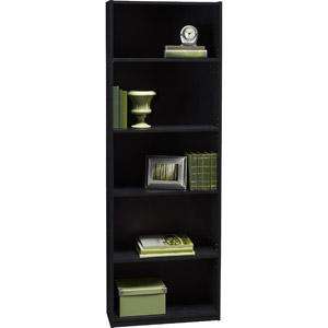   or Espresso 5 Shelf Bookcase Bookshelf Storage Book Case Book Shelf