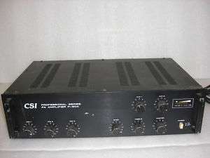 CSI P 60A Professional Series 60 Watts PA Amplifier  