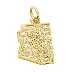    Rembrandt Charms Grand Canyon Charm, Gold Plated Silver: Jewelry