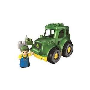  Mega Bloks John Deere Lil Tractor: Toys & Games