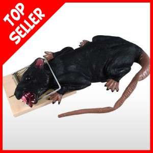 Animated Moving RAT STUCK IN TRAP Halloween Prop Haunted House 