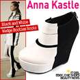 Anna Kastle Shoes New Womens Cute Snub Toe Elastic Ballet Flat Shoes 