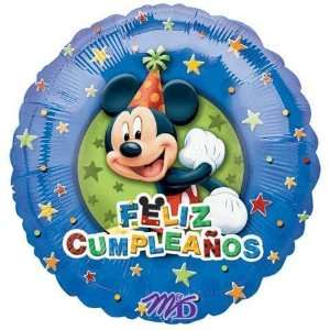    Spanish Balloons   18 Mickey Feliz Cumpleanos Toys & Games