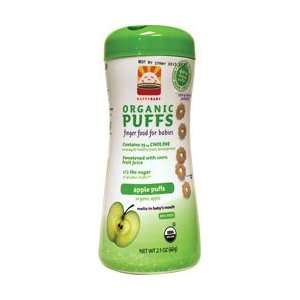  Organic Puffs Apple Puffs 2.1 oz Pkg by HappyBaby Health 