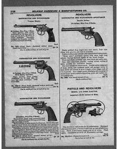 1940 REVOLVERS AND PISTOLS AD. H&R, IVER JOHNSON  