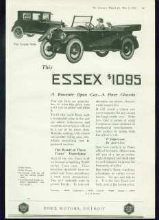 Lot of 1920s ESSEX Automobile Vintage GREAT Ads   15  