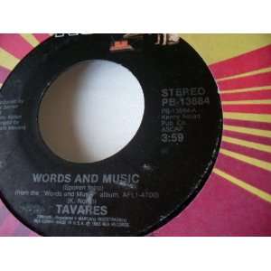   Tavares 7 45 Us Anf Love We Go Together & Words and Music TAVARES