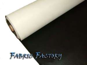 5m Black Faux Leather Vinyl Upholstery Fabric Vw Car  
