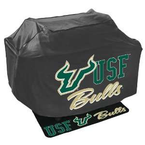 : Mr. Bar B Q NCAA Grill Cover and Grill Mat Set, University of South 