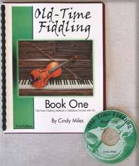 OLD TIME FIDDLE or VIOLIN Lessons, book/CD, Cindy Miles  