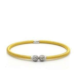  Yellow Gold Plated Bracelet: Jewelry