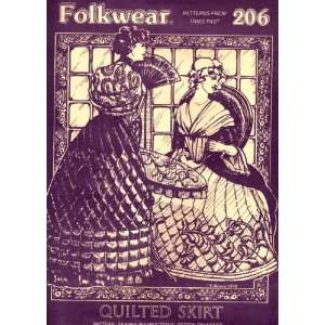  Folkwear Patterns 206 Quilted 18th Century Skirt 