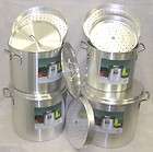 concord large aluminum stock pots set of 4 with lids