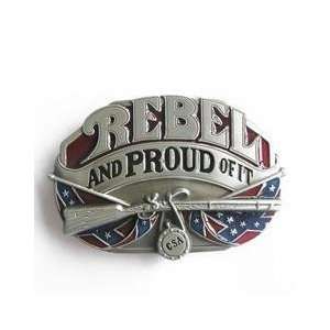  Proud Rebel Belt Buckle 