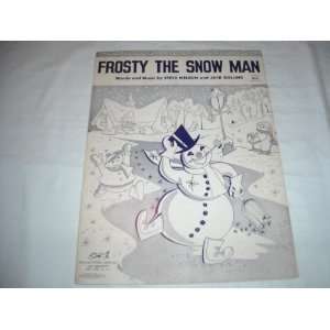  FROSTY THE SNOWMAN NELSON 1950 SHEET MUSIC SHEET MUSIC 286 Music