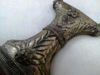   Islamic silver dagger Jambiya Janbiya Khanjar Yemen Oman (34)  