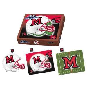   of Ohio Redhawks Red Hawks 3 in 1 TRI a Puzzle