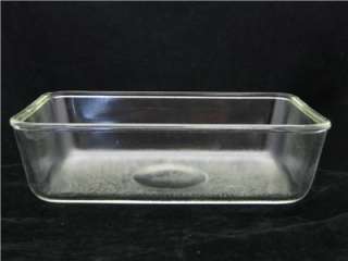   Clear Glass Casserole Dish #J 804 Pan FREE DOMESTIC SHIPPING  