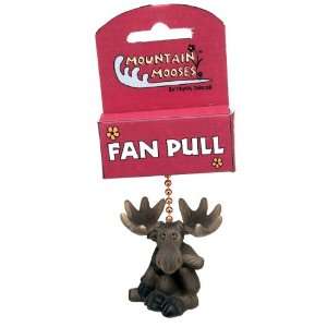  Sitting Moose Fan Pull