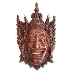  Wood mask, Rahwana, the Demon King
