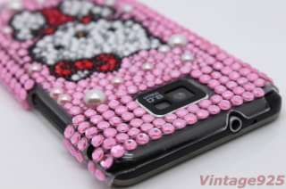 Hello Kitty Pink Samsung Galaxy S 2 II i9100 BLING Case  