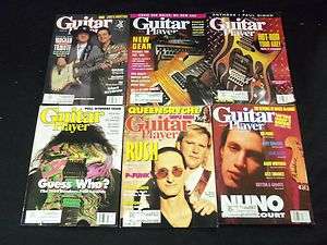  GUITAR PLAYER MAGAZINE LOT OF 7 ISSUES   MUSIC MAGAZINES   L289  