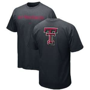 Nike Texas Tech Red Raiders Student Union T Shirt 2 Sided  