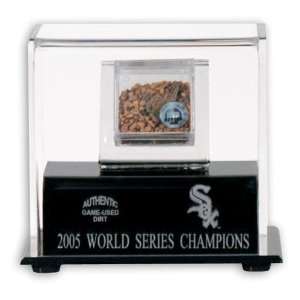Chicago White Sox 2005 WS Game Used Dirt w/Logo Display  