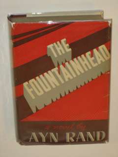 Ayn Rand THE FOUNTAINHEAD Bobbs Merrill 1943  