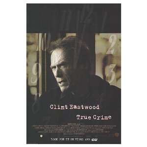 True Crime Original Movie Poster, 27 x 39.5 (1999) 