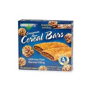 CarboRite Breakfast Cereal Bars, Cinnamon Bun, 5 bars [6.43 oz (180 g 