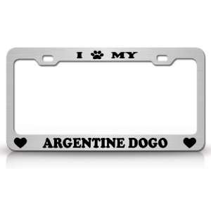  I PAW MY ARGENTINE DOGO Dog Pet Animal High Quality STEEL 