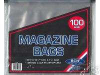10 THICK MAGAZINE SIZE COLLECTOR BAGS ARCHIVAL SAFE  