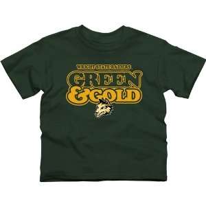   Wright State Raiders Youth Our Colors T Shirt   Green Sports