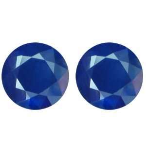  4.72 Carat Loose Sapphires Round Cut Pair Jewelry