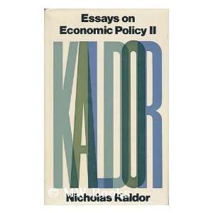  ESSAYS ON ECONOMIC POLICY II: IV. POLICIES FOR INTERNATIONAL 